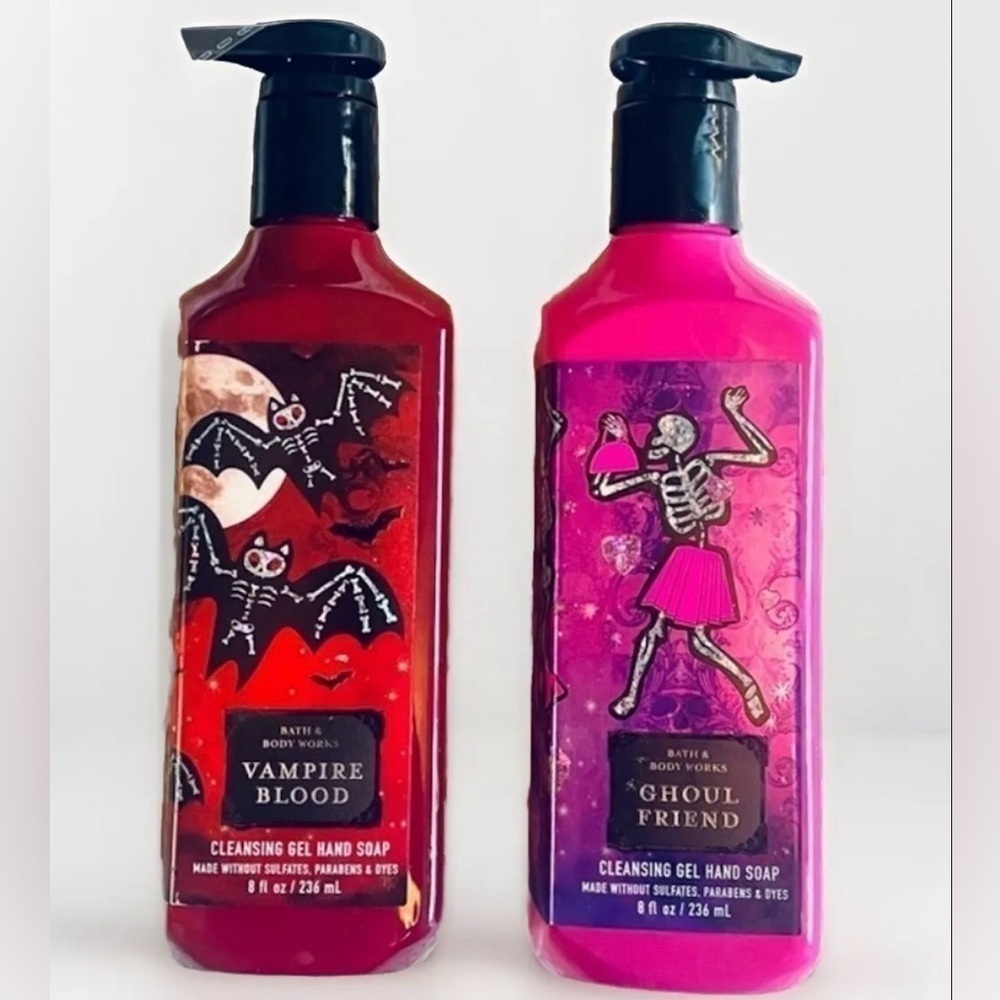 BATH & BODY WORKS 2024 Halloween Ghoul Friend & Vampire Blood Gentle Hand Gels - Picture 2 of 2